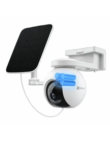 Cámara EZVIZ EB8SP 3MP 2K Exterior 4G Solar, referencia CS-EB8SP-R100(3MPType-C), detalle de conectores y puertos
