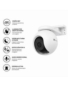 Cámara EZVIZ H8 5MP, referencia CS-H8-R100-1J5WKFL(4mm), vista frontal 2