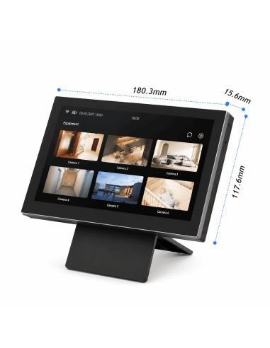 Monitor Interior EZVIZ SD7, referencia CS-SD7-R100-1WTC, vista en ángulo