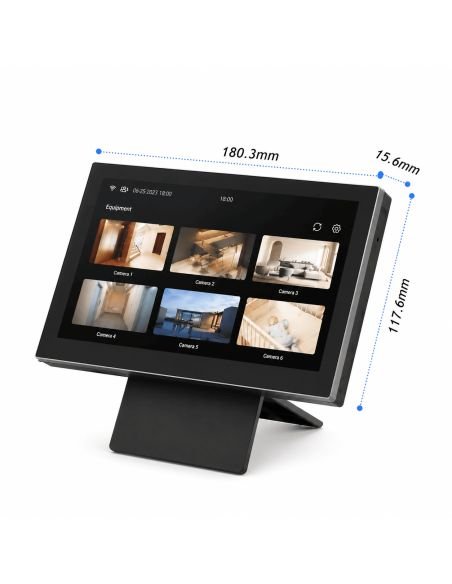Monitor Interior EZVIZ SD7, referencia CS-SD7-R100-1WTC, vista en ángulo