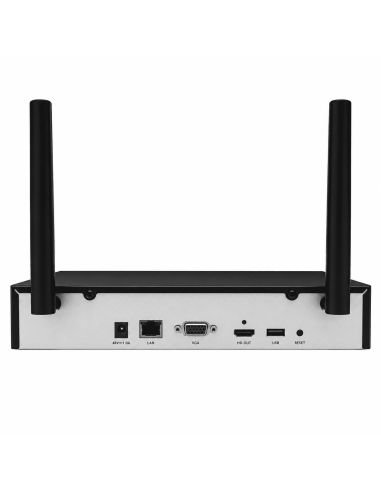 Grabador NVR EZVIZ X5S 3K 8 Canales, referencia CS-X5S-R100-8W, detalle de conectores y puertos