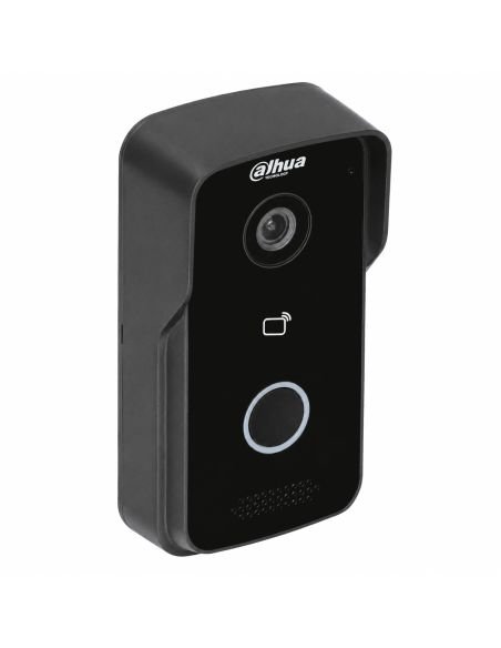 Videoportero IP Dahua 1MP PoE IP65 Lector Tarjeta, referencia DHI-VTO2111D-P-S3, vista en ángulo