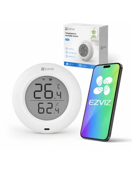 Sensor Temp y Humedad EZVIZ T51C, referencia T51C, vista en ángulo
