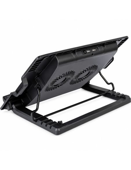Base refrigerante para portatil por detras, con puertos USB y soporte inclinable