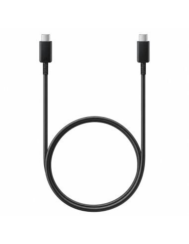 Cable Samsung USB-C a USB-C negro de 1,8 metros, enrollado