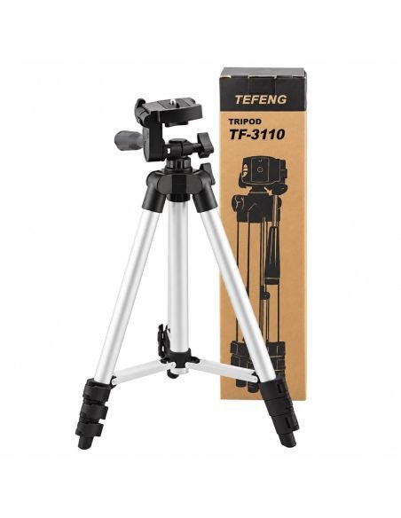 Tripode Tefeng TF-3110 junto a su caja original