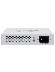 Switch PoE Wi-Tek de 4 puertos con 2 uplink, vista frontal 2