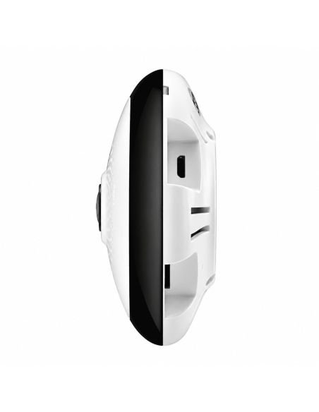 Cámara WiFi Platillo 360° V380 Blanca, referencia PLATILLO360, detalle de conectores y puertos