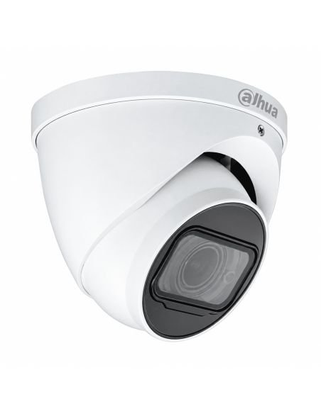 Cámara Dahua 4 en 1 2MP Domo Motorizado IR 60m, referencia DH-HAC-HDW1200TN-Z-S6, detalle de conectores y puertos