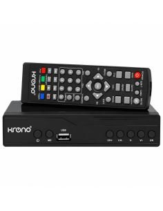 Decodificador TDT Krono KR-360 con su control remoto incluido