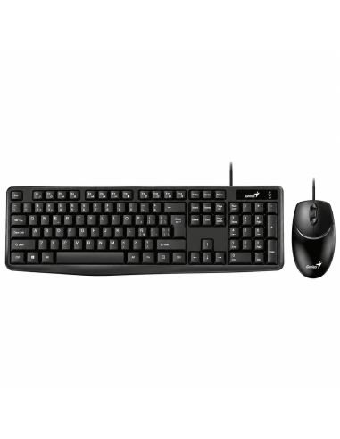 Combo Genius KM-170: teclado en espanol con tecla N y mouse alambrico