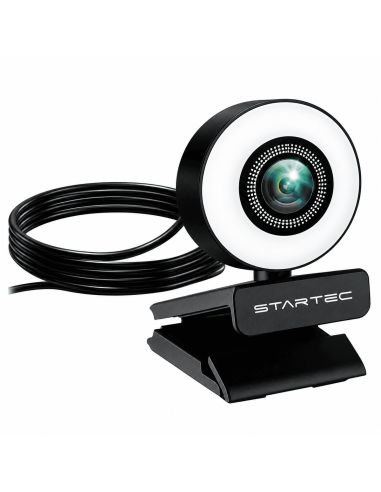 Cámara Web Star 720P con Lampara LED, referencia St-Cw-720, vista frontal