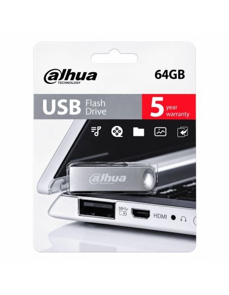 Empaque original de la memoria USB Dahua de 64GB