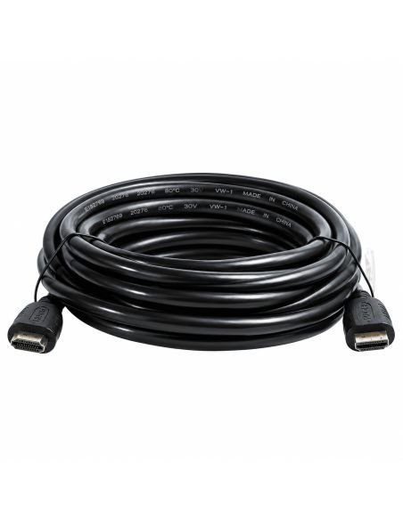 Cable HDMI 5 metros negro con los dos extremos a la vista