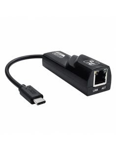 Adaptador Tipo C a RJ45 Gigabit con su cable corto y el puerto de red 2