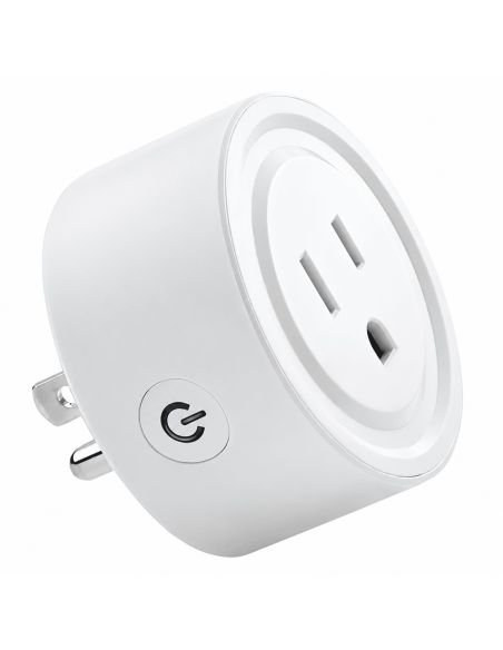 Tomacorriente Inteligente WiFi Tuya Smart Domotica, referencia T-TUYA, vista frontal