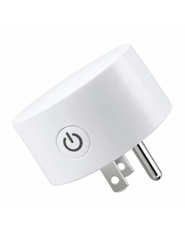 Tomacorriente Inteligente WiFi Tuya Smart Domotica, referencia T-TUYA, detalle de conectores y puertos