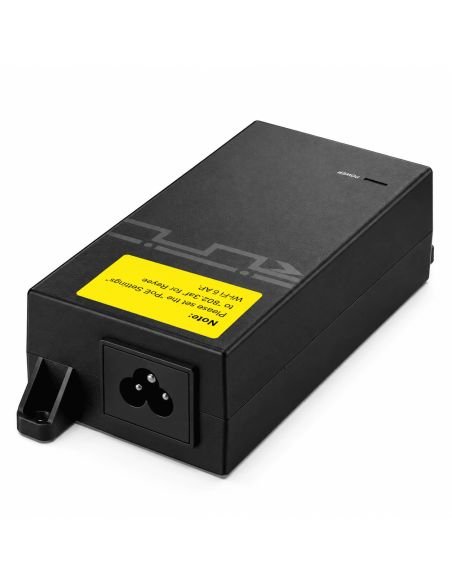 Inyector PoE Reyee RG-POE-AT30 1 Puerto Gigabit 31,2W, referencia RG-POE-AT30, detalle de conectores y puertos