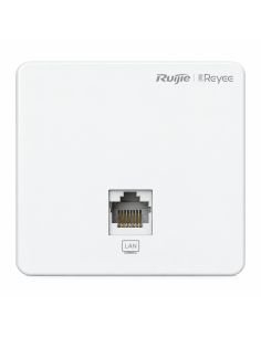 Access Point Reyee RAP1200(F) AC1300 de Pared PoE, referencia RG-RAP1200(F), detalle de conectores y puertos