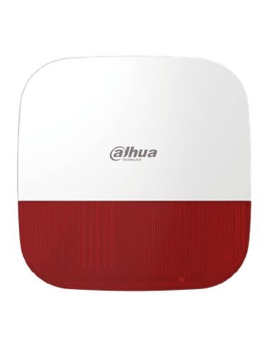 Sirena Exterior Inalámbrica Dahua DHI-ARA13-W2-R 110 dB IP65, vista frontal