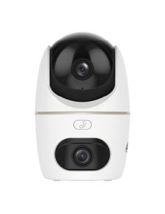 Cámara WiFi Dahua DH-IPC-H3DP-3F-0360B Doble Lente 3+3MP Interior 3.6mm, referencia DH-IPC-H3DP-3F-0360B, vista frontal