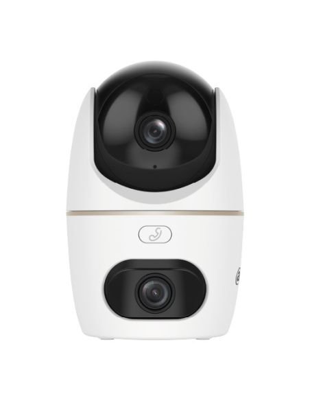 Cámara WiFi Dahua DH-IPC-H5DP-5F-0280B-0600B Doble Lente 5+5MP Interior 2.8+6mm, referencia DH-IPC-H5DP-5F-0280B-0600B, vista fr