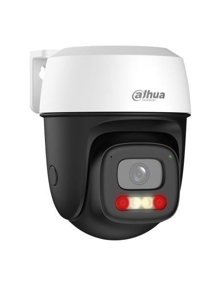 Cámara WiFi Dahua DH-IPC-P3IP-PV-0280B 3MP Exterior Pan Tilt Disuasión IP66, referencia DH-IPC-P3IP-PV-0280B, detalle de conecto