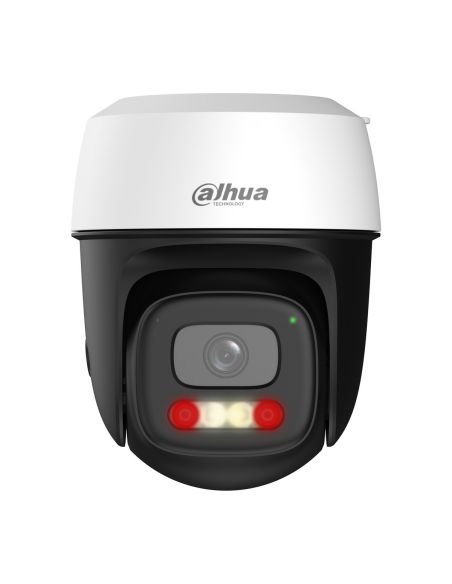 Cámara WiFi Dahua DH-IPC-P5IP-PV-0280B 5MP Exterior Pan Tilt Disuasión IP66, referencia DH-IPC-P5IP-PV-0280B, vista en ángulo