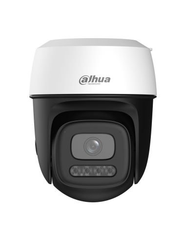 Cámara WiFi Dahua DH-IPC-P5IP-PV-0280B 5MP Exterior Pan Tilt Disuasión IP66, referencia DH-IPC-P5IP-PV-0280B, detalle de conecto