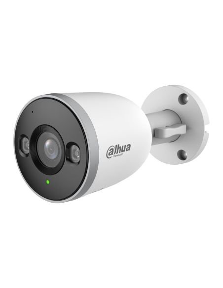 Cámara Bala WiFi Dahua DH-IPC-F3DP-IL-0280B 3MP Luz Dual IP67, referencia DH-IPC-F3DP-IL-0280B, detalle de conectores y puertos