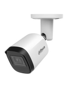 Cámara Bala Metálica Dahua DH-HAC-B2A51N-U-A-0280B-S3-DIP 5MP 4 en 1 2.8mm, vista frontal 2