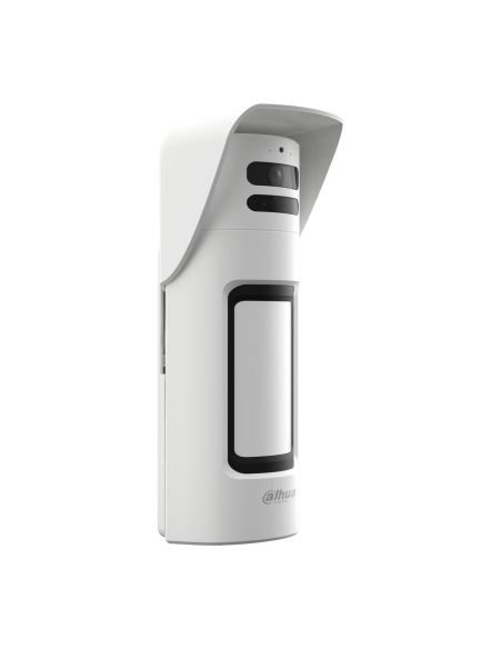 Detector PIR con Cámara Exterior Dahua DHI-ARD2251E-W2-V PIR + Microondas IP66, detalle de conectores y puertos