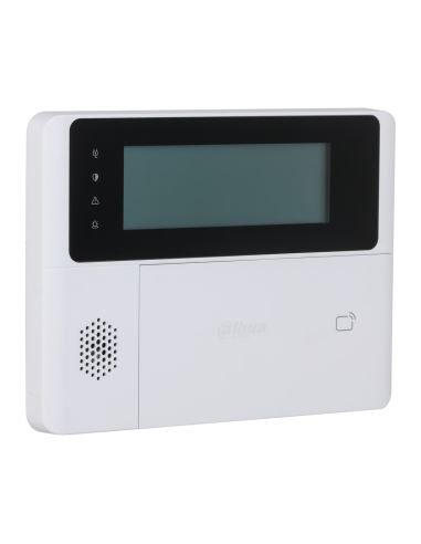 Teclado LCD Inalámbrico Dahua DHI-ARK30C-RW2 con Lector de Tarjeta, detalle de conectores y puertos