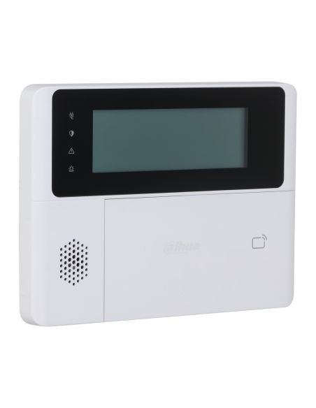 Teclado LCD Inalámbrico Dahua DHI-ARK30C-RW2 con Lector de Tarjeta, detalle de conectores y puertos