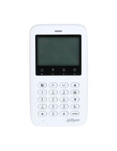 Teclado de Alarma Cableado Dahua DHI-ARK50C-R LCD RS-485 con Tarjeta, vista frontal