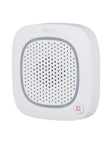 Sirena con Intercomunicador Inalámbrica Dahua DHI-ARA14-W2 Audio Bidireccional, vista frontal