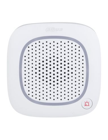 Sirena con Intercomunicador Inalámbrica Dahua DHI-ARA14-W2 Audio Bidireccional, vista en ángulo