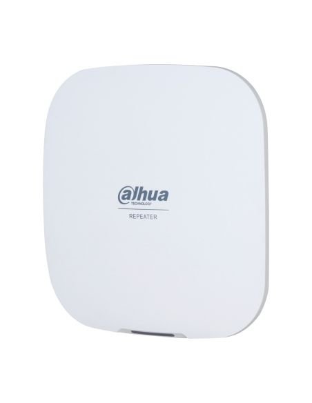 Repetidor de Alarma Inalámbrico Dahua DHI-ARA43-W2 128 Periféricos, detalle de conectores y puertos