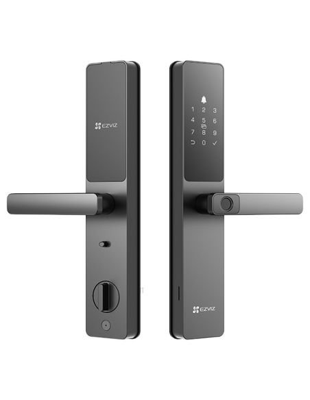 Cerradura Inteligente EZVIZ CS-DL05-R201-WBCP-GR Huella WiFi y Bluetooth, vista frontal