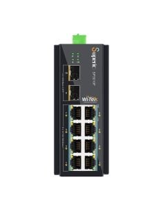 Switch PoE Industrial Wi-Tek SP3010F 8 Puertos Gigabit 2 SFP 240W, vista principal 2