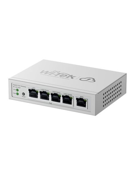 Gateway Controlador de AP Wi-Tek WI-AC105P-V2 5 Puertos Gigabit 4 PoE 55W, vista 2