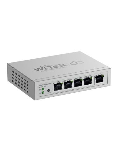 Gateway Controlador de AP Wi-Tek WI-AC105P-V2 5 Puertos Gigabit 4 PoE 55W, vista 3