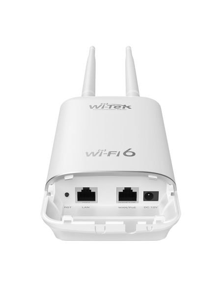 Access Point Exterior Wi-Tek WI-AP316AX-LITE WiFi 6 AX3000 IP65 PoE, vista 2