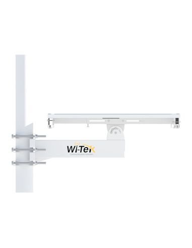 Soporte para Panel Solar Wi-Tek WI-BRKP133 en Poste, vista 2
