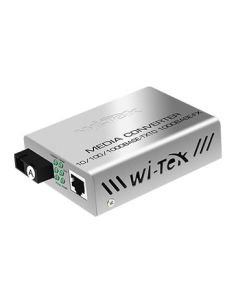 Convertidor de Medios Fibra Wi-Tek WI-MC101G SC Gigabit Monomodo 20 km Par, vista principal 2