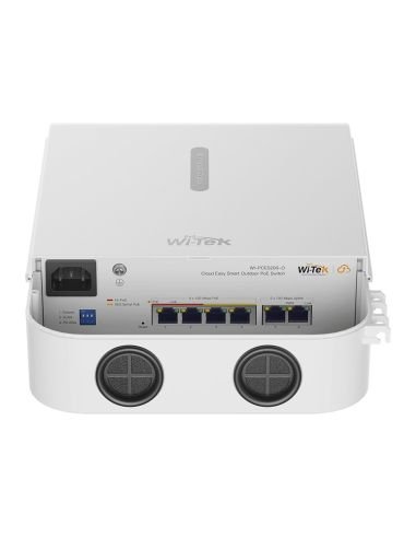 Switch PoE Exterior Wi-Tek WI-PCES206-O 4 Puertos 10/100 IP65 60W, vista principal