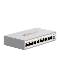 Switch PoE Cloud Wi-Tek WI-PCES210G 8 Puertos PoE 2 Uplink Gigabit 100W, vista principal 2