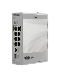Switch PoE Industrial Wi-Tek WI-PCES310GF-H 8 Puertos Gigabit Riel DIN 110W, vista principal
