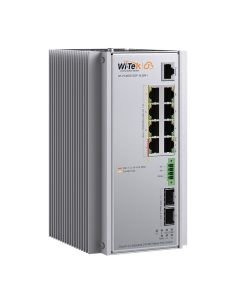 Switch PoE Industrial L2+ Wi-Tek WI-PCMS310GF-ALIEN-I 8 Puertos PoE 24V/48V 2 SFP, vista principal 2