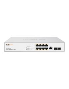 Switch PoE Administrable L2+ Wi-Tek WI-PCMS310GF-V2 8 Puertos Gigabit 2 SFP 140W, vista principal